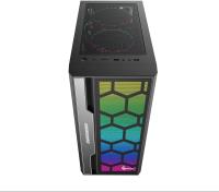 PERFORMAX O-ASIS 650W 80+bronze RGB 4xFan Siyah Temp. Cam Atx Kasa - 1